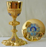 Antique French Gothic Chalice